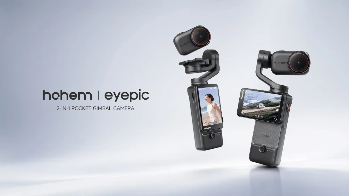Hohem、カメラを着脱できる世界初2-in-1ジンバルカメラ「Eyepic」を発表