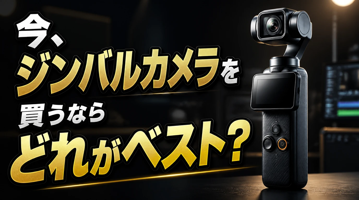 【2026年10月】今ジンバル カメラを買うならどれがベスト？おすすめモデルを厳選